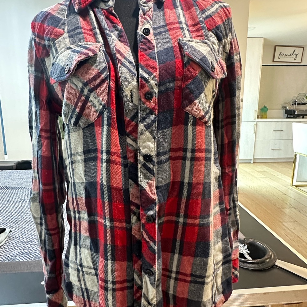 Rails Red and Blue Plaid Button Down Shirt